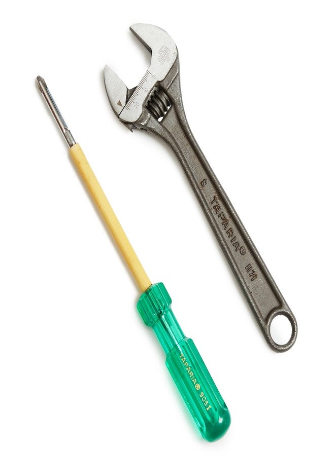Taparia TK-066 1171, 905I Insulated Screwdriver 2 In 1 & Adjustable Spanner 8" Set - Image 1